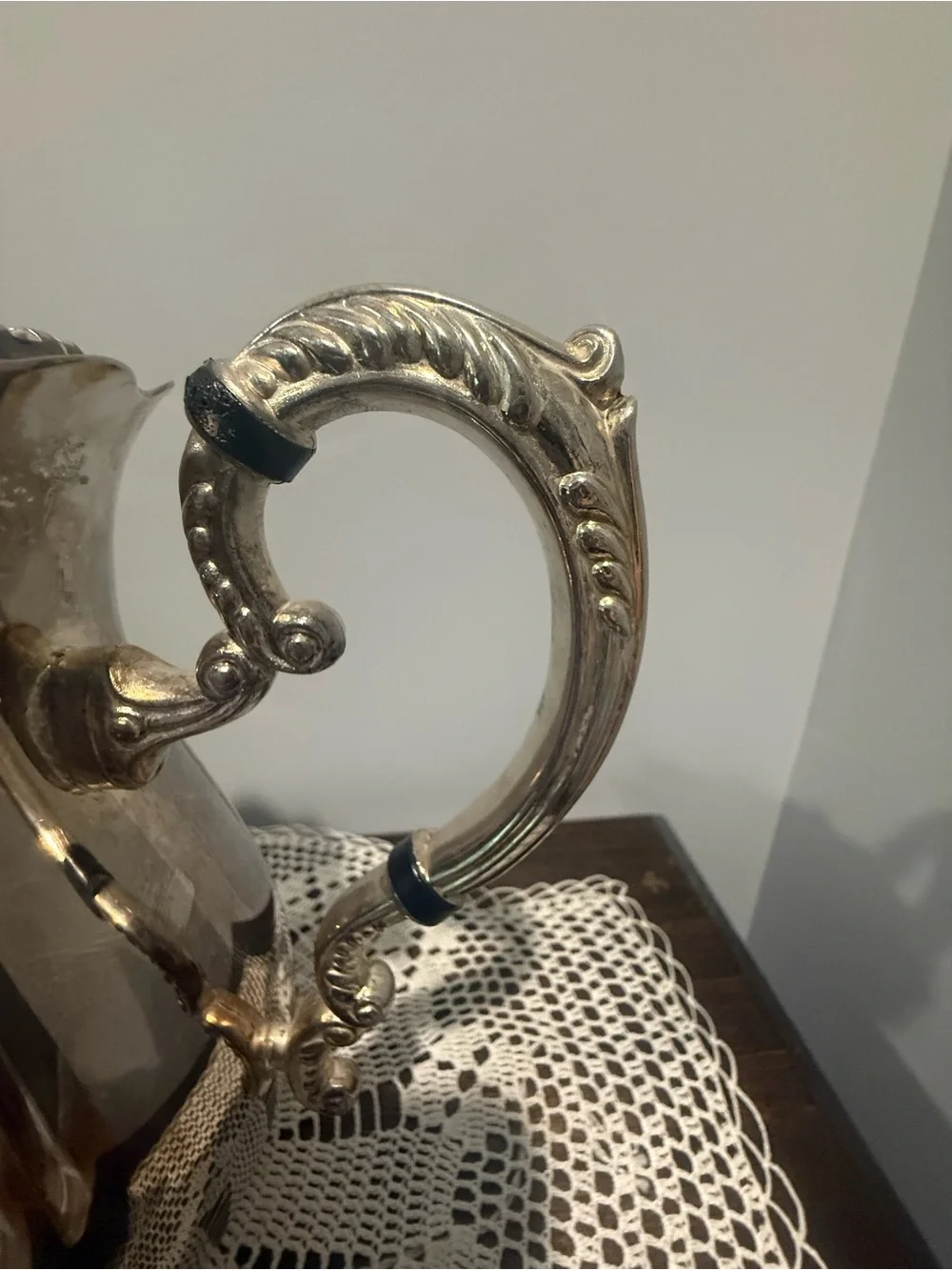 Silver Plated ColorTea/Coffee Pot - Classic Home Dining Accent